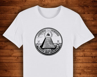 Illuminati Pyramid T-Shirt: New World Order Graphic Tee