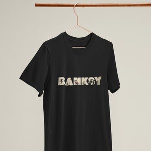 Banksy Most Iconic Art Graffiti / Heavyweight cotton unisex t-shirt with print tee top