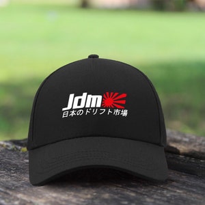 JDM Kanji Rising Sun Drift / verstellbare Unisex-Baseballmütze Cotton Dad Hat