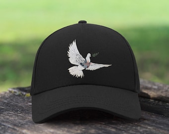 Banksy Peace Dove With Bulletproof West Street Art  / Adjustable Unisex Baseball Cap Cotton Dad Hat