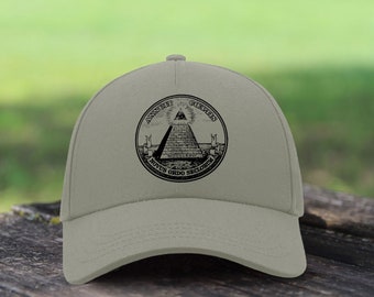 Illuminati New World Order Eye Pyramid / Adjustable Unisex Baseball Cap Cotton Dad Hat