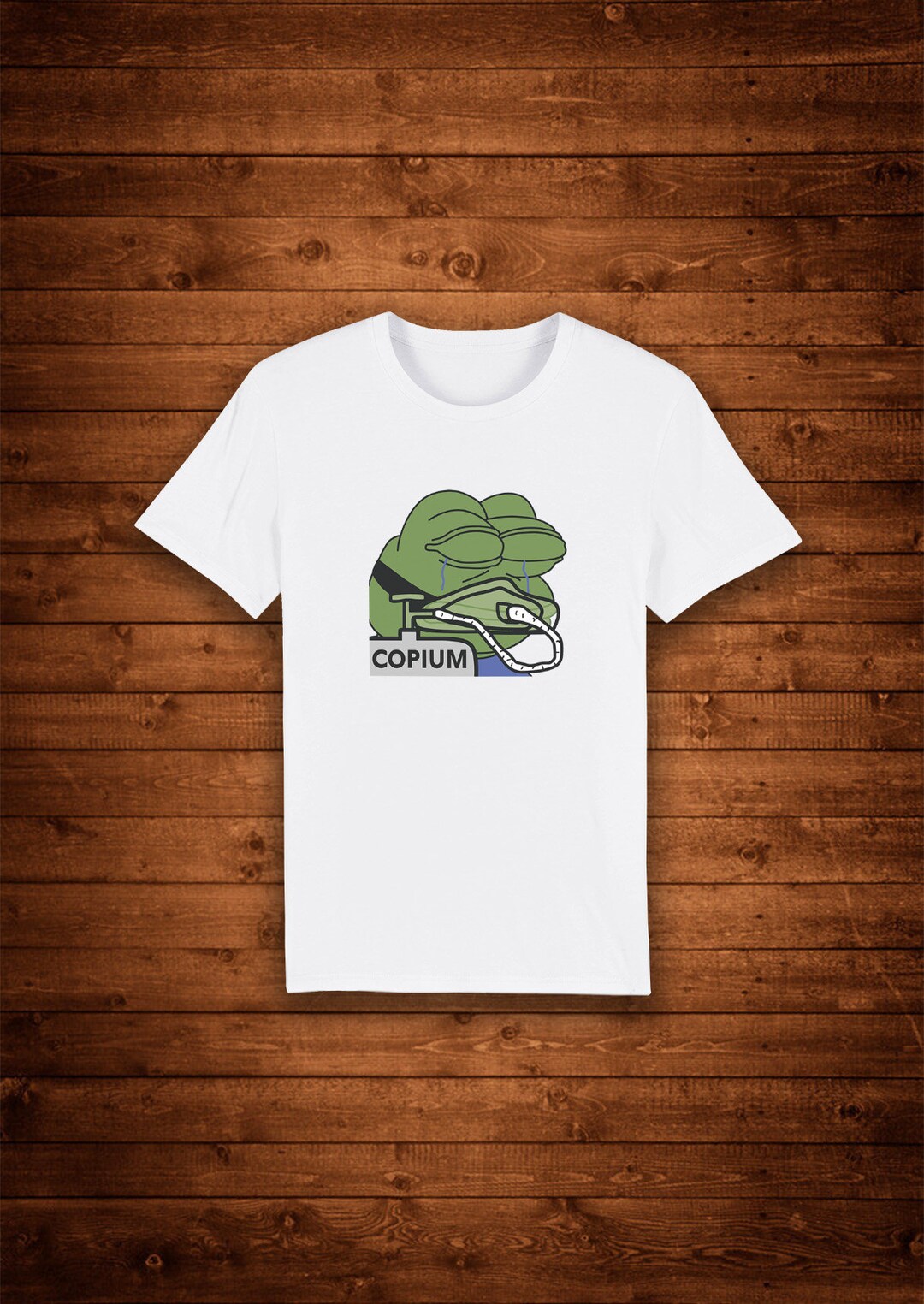Copium Emote Pepe the Frog Meme / T-shirt Unique Design Street Wear Art ...