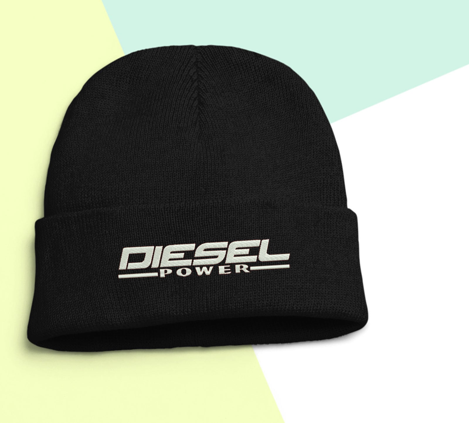 Diesel Power Car Beanie Embroidered Skullcap Winter Hats Gifts for 