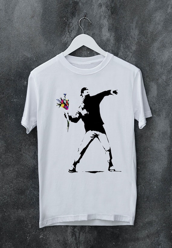 Magliette banksy hot sale