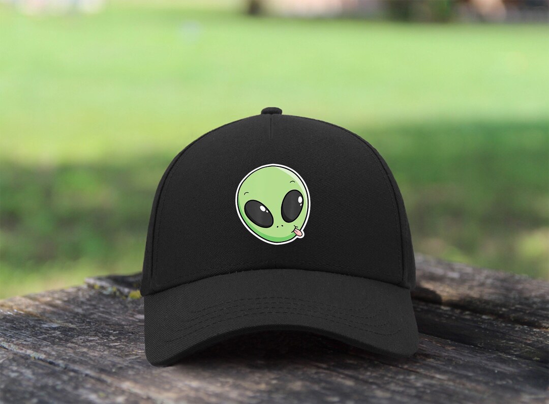 Cute Alien Illustration Baseball Cap - Unisex Cotton Dad Hat - Etsy