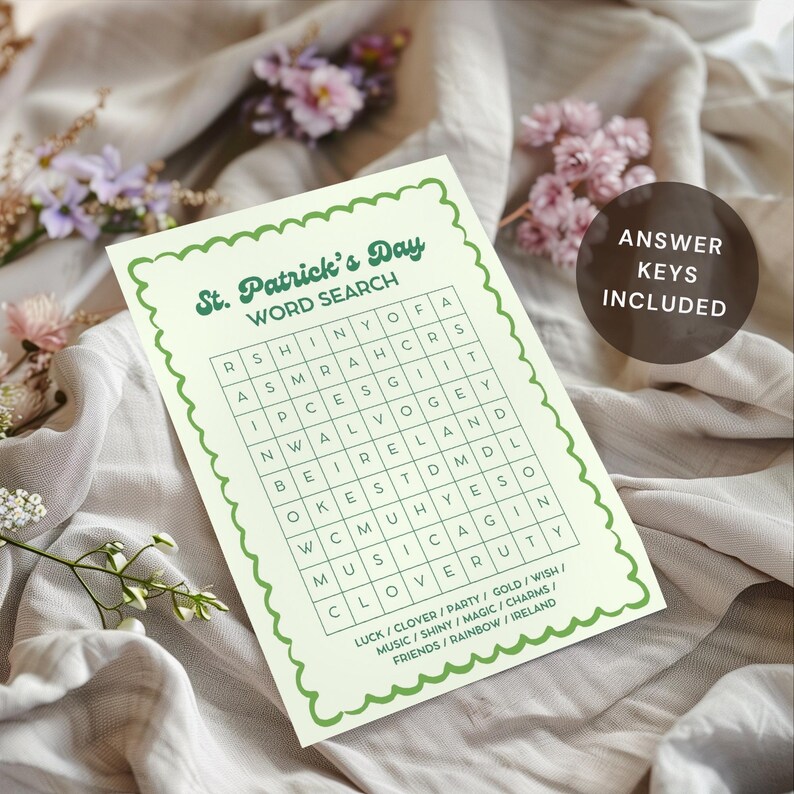 St Patricks Games Bundle, Printable St Patricks Day Party Games, 15 St ...