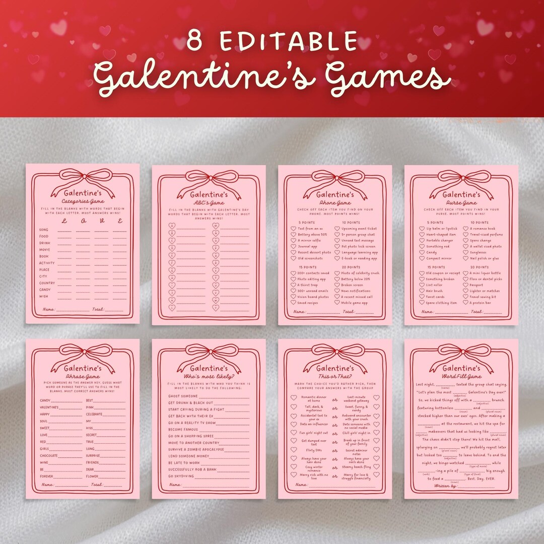 Take A Look About Galentines Game Ideasfeed