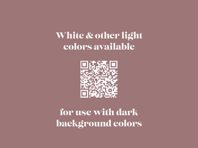 Stars QR Code Transparent Background Custom QR Code for Etsy