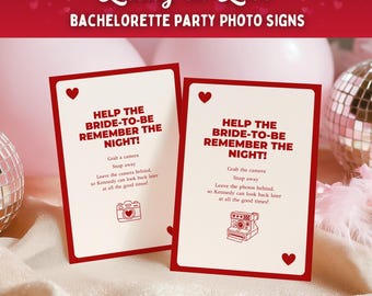 Lucky in Love-bord met fotogastenboek: bordje maken voor vrijgezellenfeest Vegas-thema, camerabord vrijgezellenfeest casino (canvasjabloon)