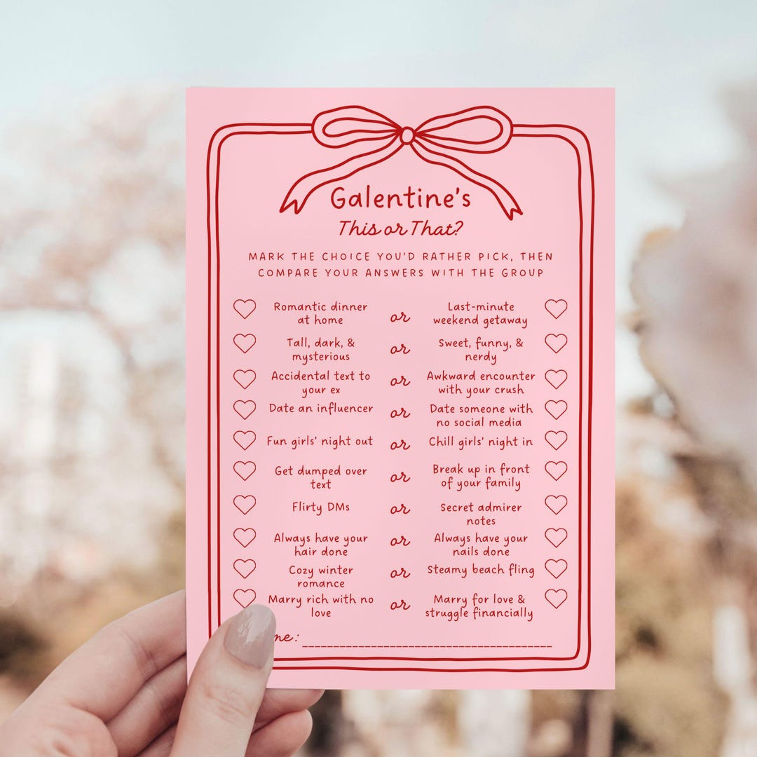 Galentines Game Ideas