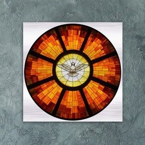 Heilige Geest - Geborsteld #AluminumIcon #MetallicIcon #Icon