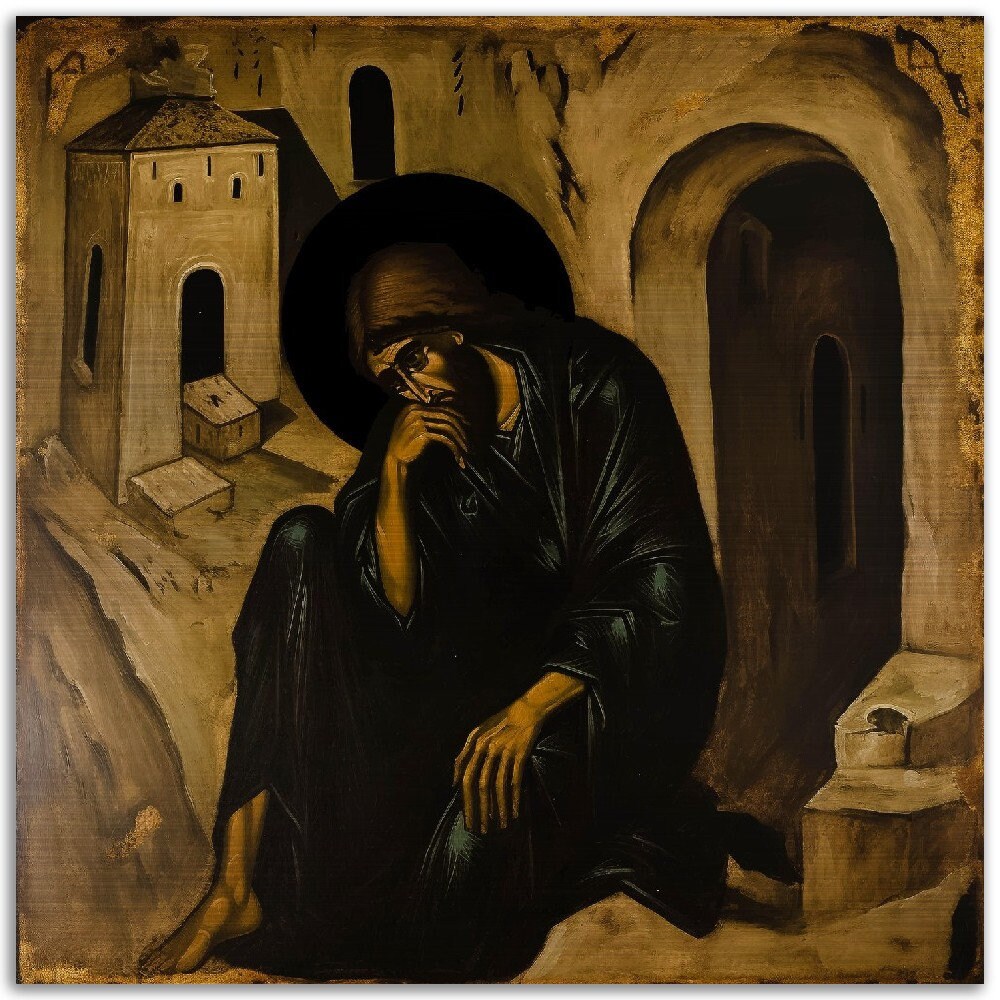 Betrayal of Judas Brushed Aluminum Print - Evil Bishop Traitor