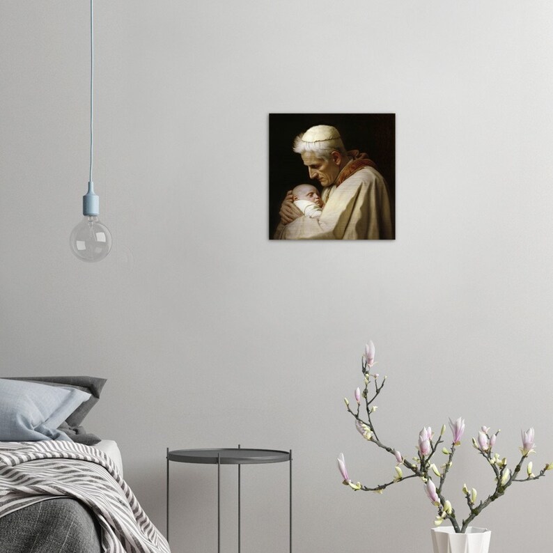 Pope Benedict XVI - Brushed Aluminum Icon Benedictus XVI Joseph ...
