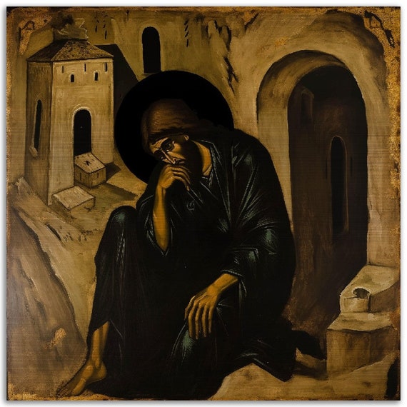 Betrayal of Judas Brushed Aluminum Print - Evil Bishop Traitor