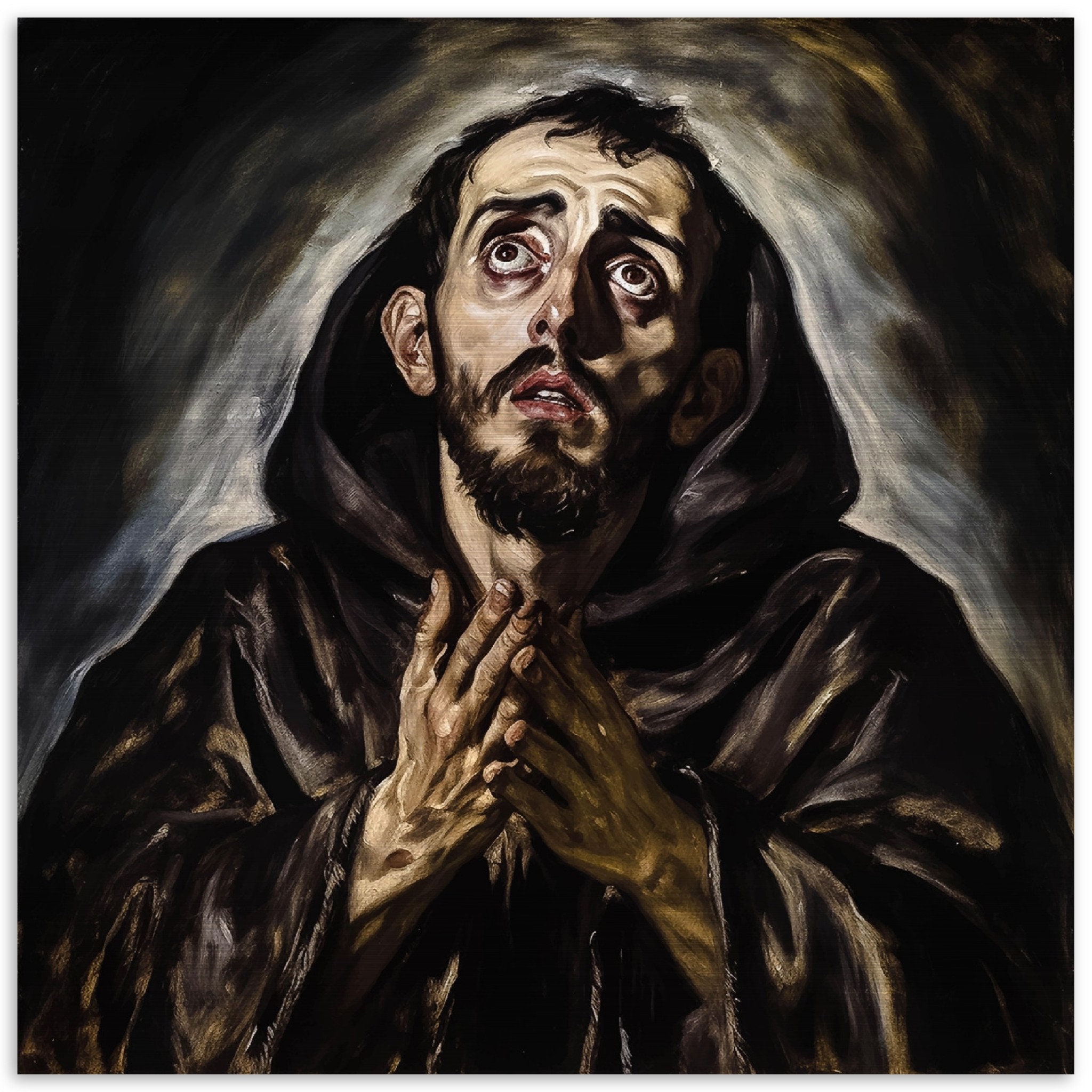 Nimatullah St. Nimtullah Hardini - Brushed Aluminum Icon Maronite Saint Maronita ...