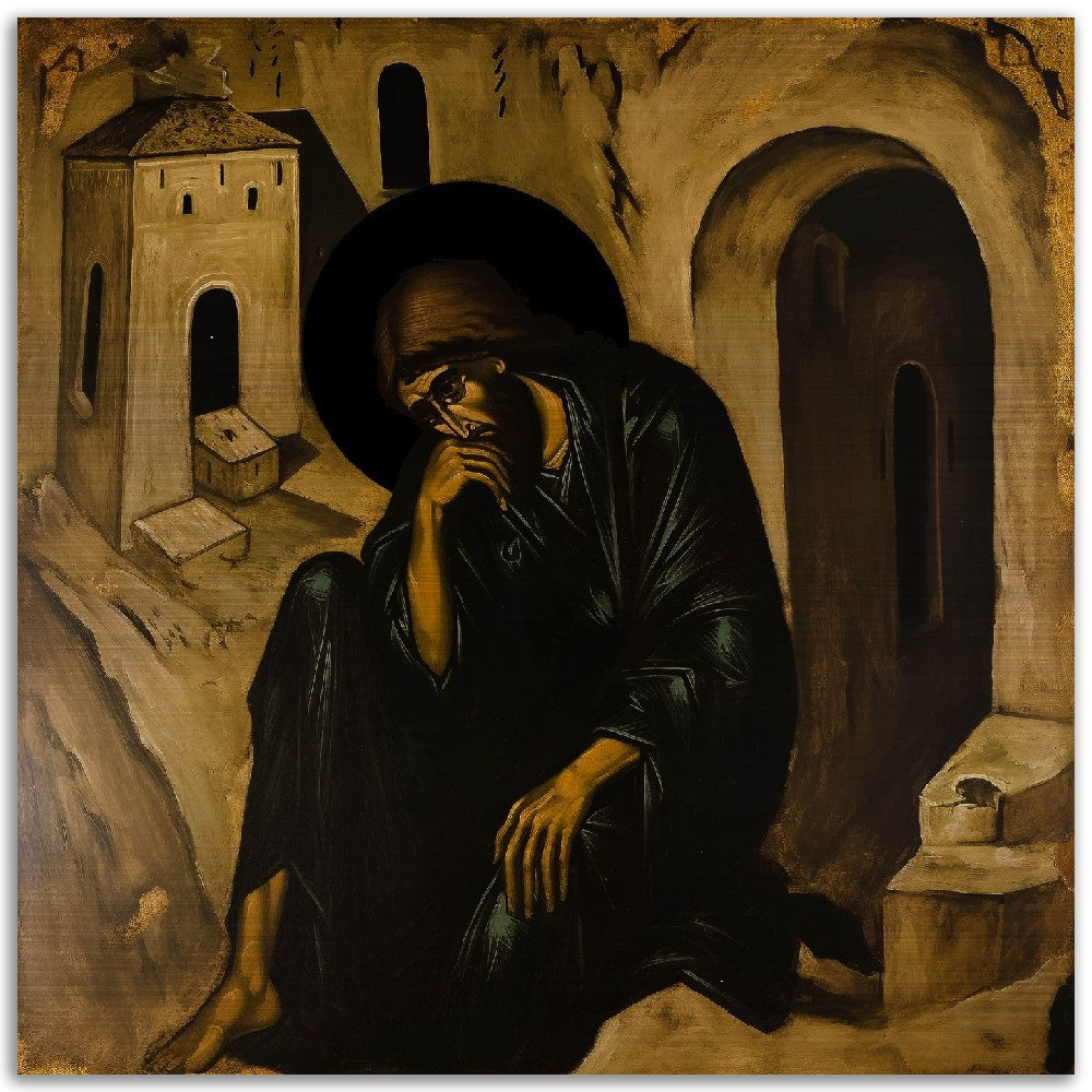 Betrayal of Judas Brushed Aluminum Print - Evil Bishop Traitor