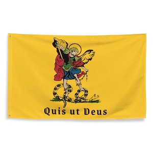 Holy Michael, the Archangel, Flag Quis ut Deus - Who is like God