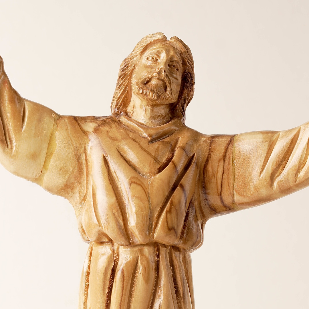 Ascension of Jesus Our Lord Hand Crafted Olive Wood Made in Holy Land ...