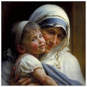Mother Teresa founder of Missionaries of Charity Saint Mother Teresa of Calcutta Madre Teresa + Brushed Aluminum Icon