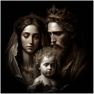 Sacra Famiglia Reale Stampa Carta Seta 10 copie