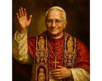 Leo XIV is the new Pope - Pack of 10 Silk Paper Prints - Robert Francis Cardinal Prevost