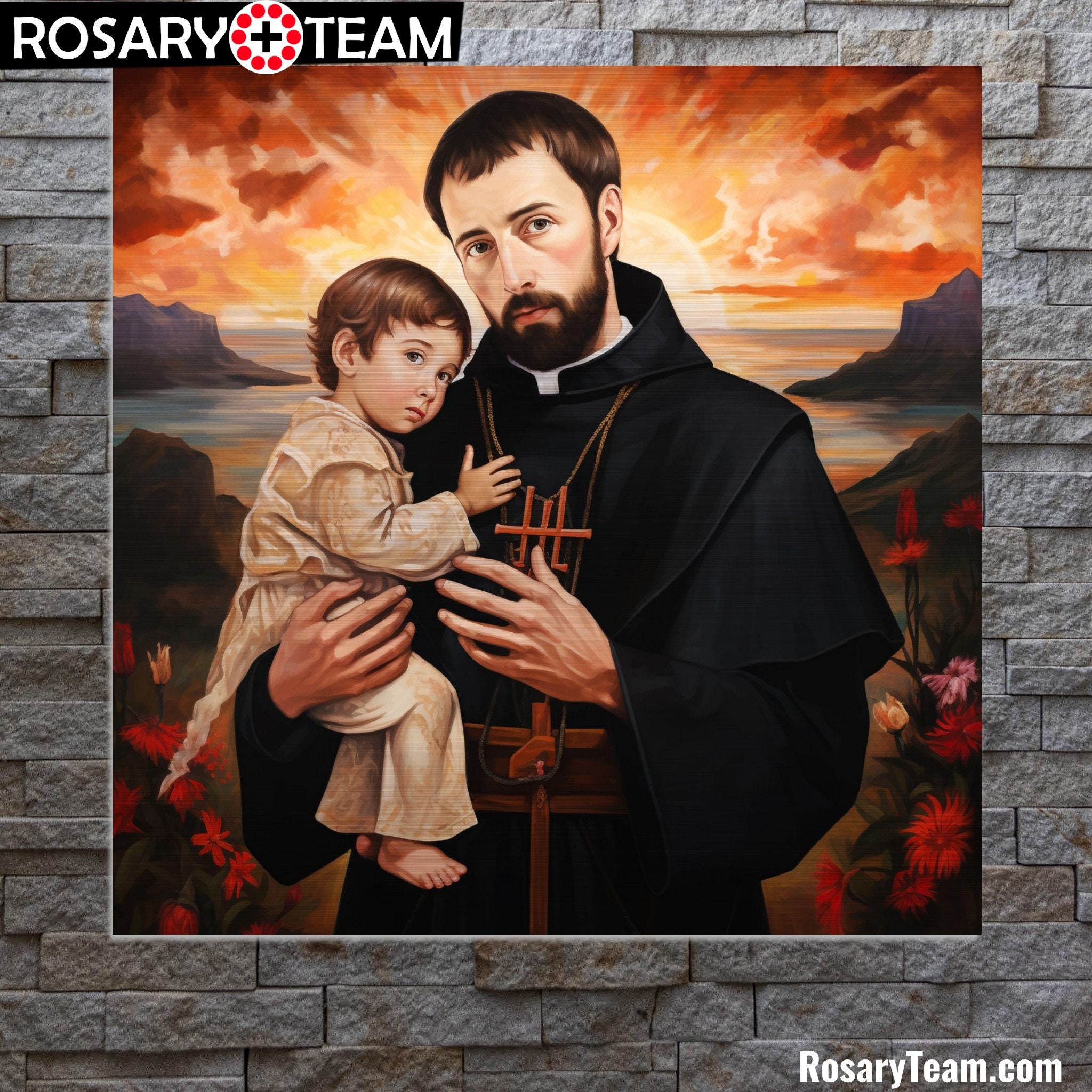 St. Francis Xavier Icon Brushed Aluminum - Etsy