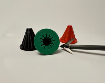 Broadhead-pijlsleutel | Pijlsleuteldop voor jacht | - 3D-geprint