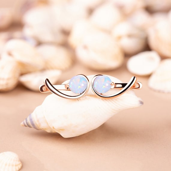 Opal Unique Drop Earrings White Opal Earrings Drop Earrings