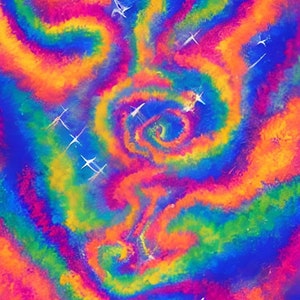 Lucy in the Sky with Diamonds print, artwork and quote on canvas