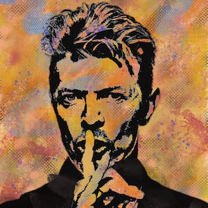 Bowie’s Secret  print, artwork  on canvas