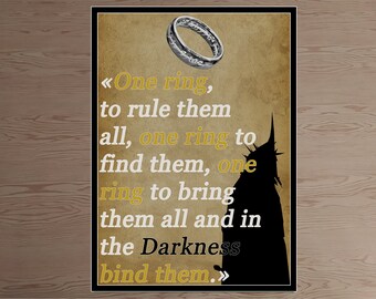 Citation De Gandalf Etsy France