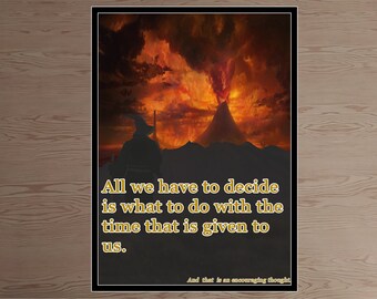 Gandalf Quotes Etsy France