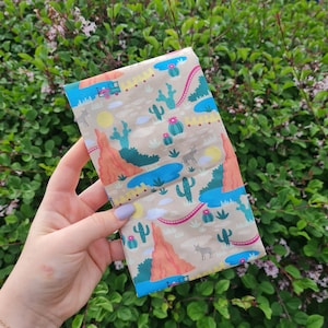 Big Thunder Mountain Disneyland Paris inspired 100% cotton fabric seamless, Donkey, Cactus