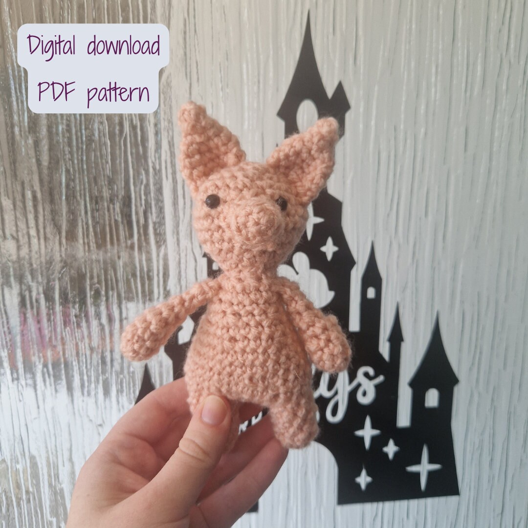 Crochet Pattern for a Standing Pig DIGITAL PDF DOWNLOAD - Etsy
