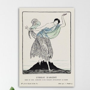 Beautiful Vintage French Art Print
