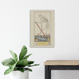 Antike französische Tarotkarte Kunstdruck Poster