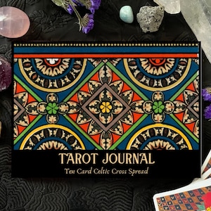 Diario de Tarot: Tirada de la Cruz Celta de 10 Cartas / Registra y sigue tus lecturas diarias de cartas del tarot