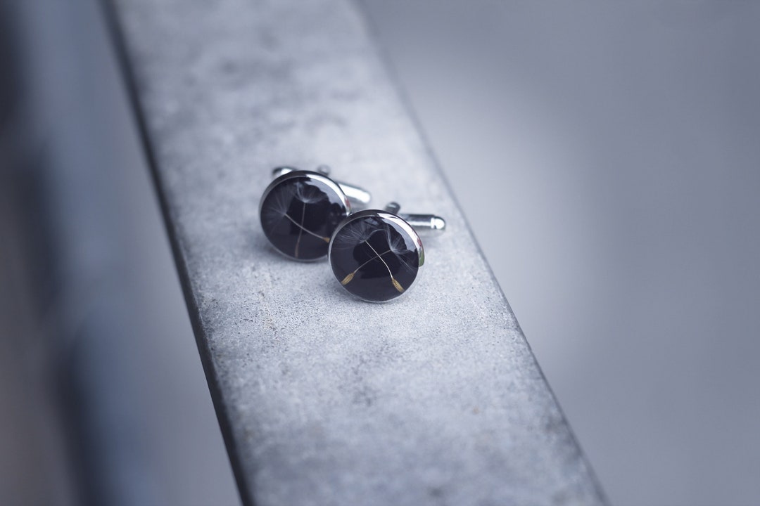 Boutons De Manchette Homme Jonwo - Laiton Poli - Argent/Or/Rose - Coffret Cadeau - 19x13mm