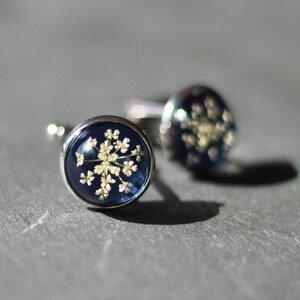 Boutons De Manchette Mariage "À Mon éternité" Plaqué Argent - Little Gem Girl - Neuf Sans Boîte