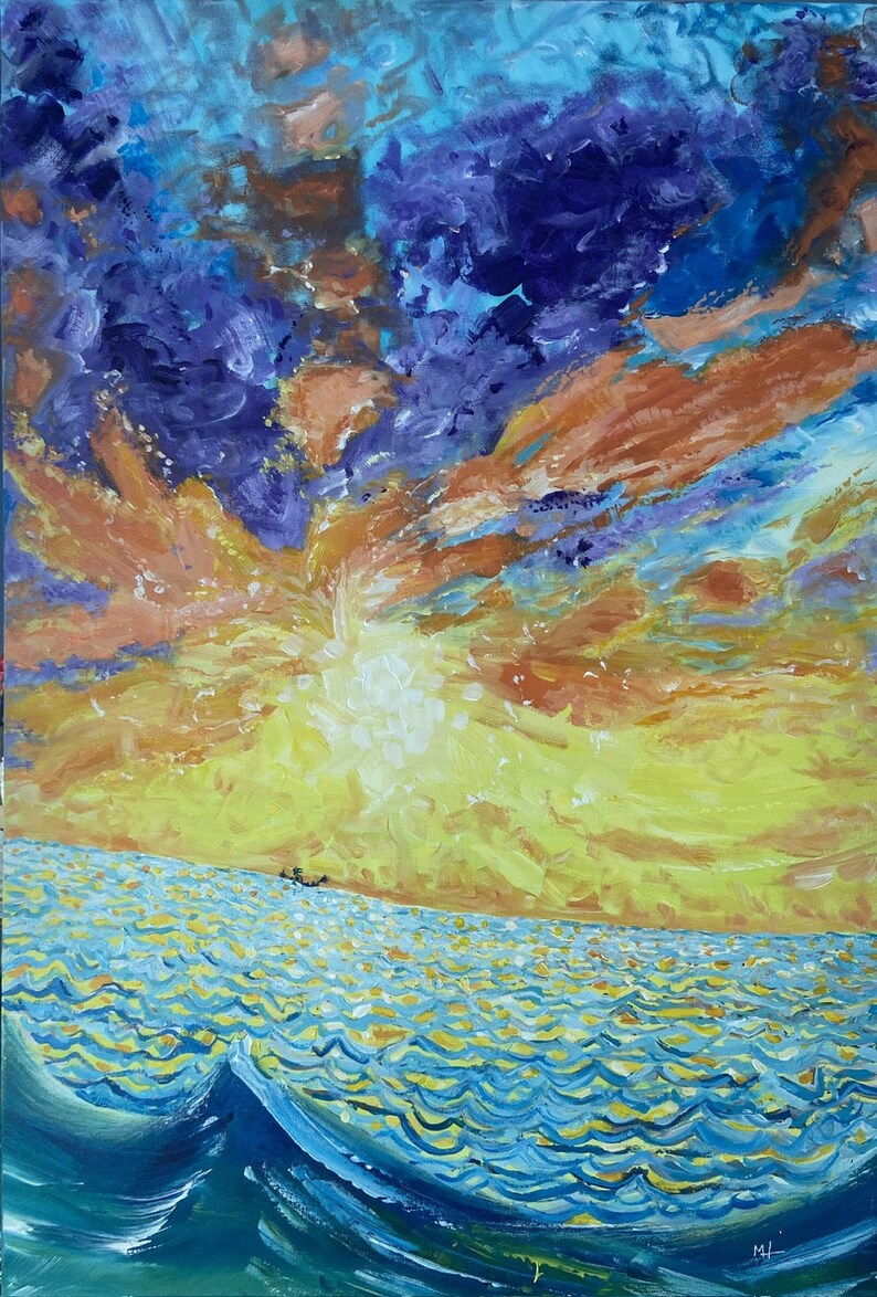 Extra Large Abstract Wall Art. Fine Art Impressionist - Etsy - Textured Impressionist Extra Large Art