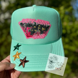 NWT. OTTO Cap with Pink And Green Embroidery on Cream And Green. OTTO | Accessories | Otto Cream And Green Embroidered Hat  main image 3