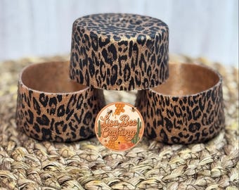 Tumbler Boot, Glitter Leopard, Gifts for her, Silicone, Tumbler Accessories, Cover, Stanley, RTS, Brown and Black, metallic, Hydrojug, Yeti