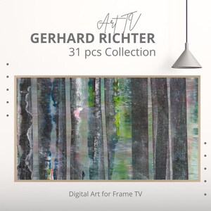 Poster GERHARD RICHTER - Image Abstraite (2004), Format 27,5 X 35,25 Cm, Contemporain