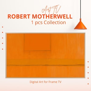 Samsung Frame TV Art | Robert Motherwell Artworks and Painting Collection | Vintage Art | Famous Art | Frame Tv Art | DIGITAL DOWNLOAD