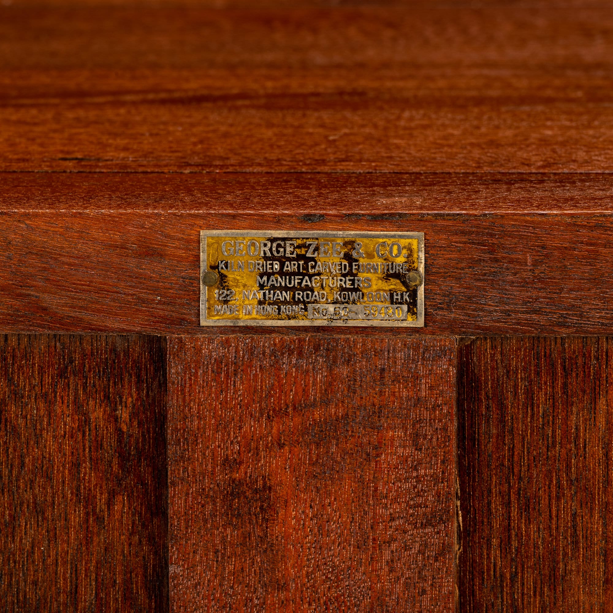 1950s George Zee Chinese Solid Wood Chest of Drawers Long 1950s George Zee Chinese Solid Wood Chest of Drawers Long