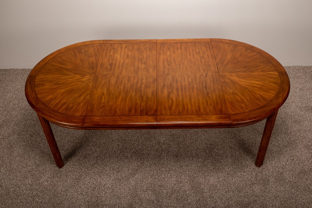 1980s Drexel Heritage passage Dining Table W/ Two Etsy