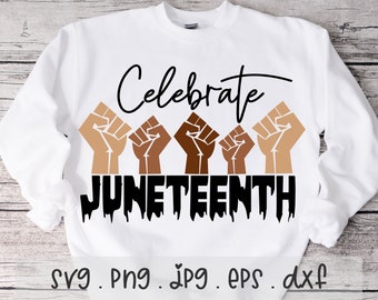 Juneteenth Freedom Day SVG: Black History Sublimation Design (Commercial Use)
