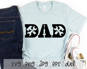 Outils pour papa SVG, sublimation pour la fête des pères (téléchargement numérique)