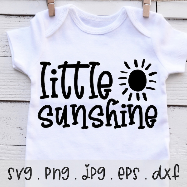 Little Sunshine SVG/PNG/JPG, Cute Valentine Baby Boy Girl Sublimation Design Eps Dxf, Family Kid Onesie Nana Happy Valentine Commercial Use