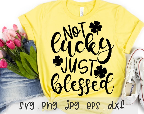 Lucky and Blessed Christian Kids T Shirt Lucky and Blessed Christian Kids T Shirt
